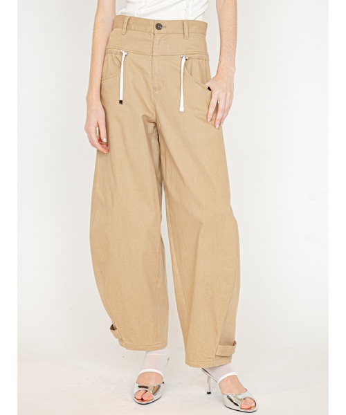 「SORIN」 パンツ 36 グレー レディース_画像2