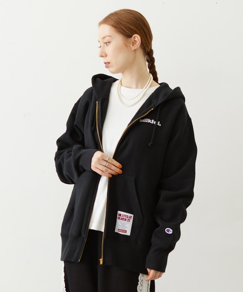 MILKFED.（ミルクフェド） パーカー MILKFED×CHAMPION SWEAT ZIP 