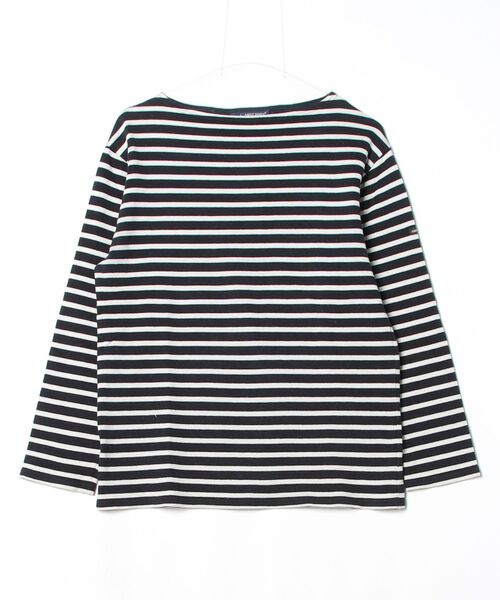 SAINT JAMES ボーダー長袖Tシャツ SAINT JAMES（セントジェームス） ボーダー柄長袖Tシャツ M ブラック