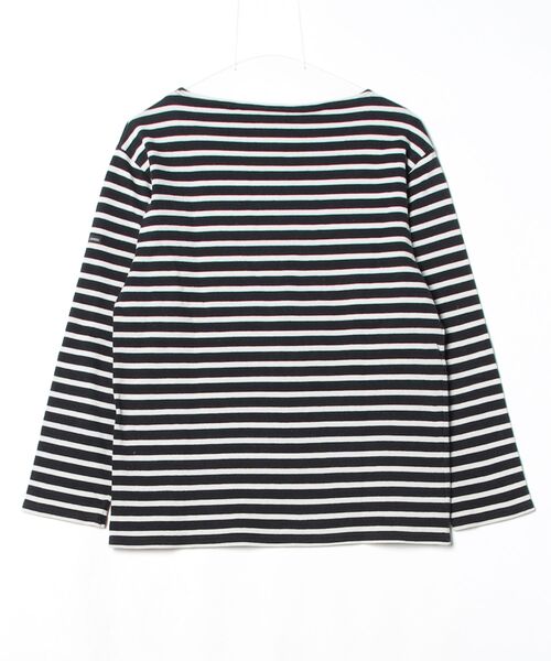 SAINT JAMES ボーダー長袖Tシャツ SAINT JAMES（セントジェームス） ボーダー柄長袖Tシャツ M ブラック