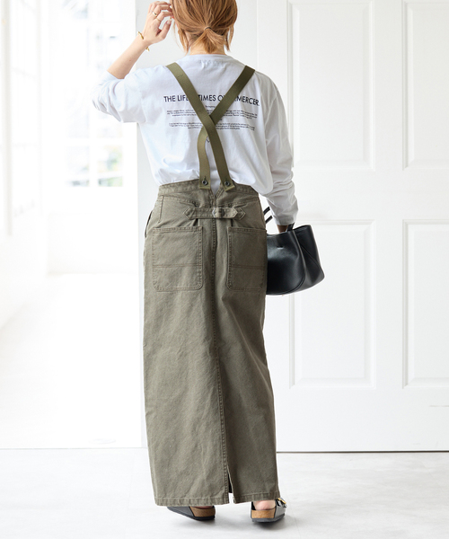 Spick＆Span（スピック アンド スパン） ロング スカート サスペンダー