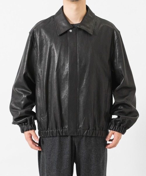 ブルゾン アウター ANOTHER OFFICE HUGE LAMBSKIN BLOUSON メンズ