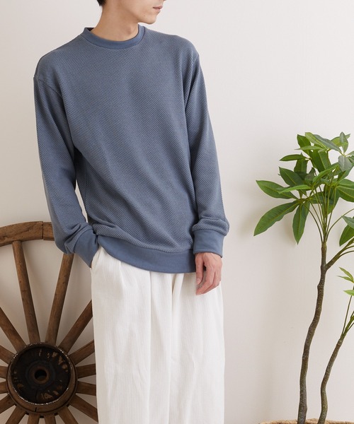 トレーナー スウェット 「TONE MEN'S」カノコクルー/N(BL) メンズ