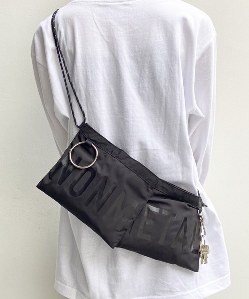 ショルダーバッグ レディースファッション バッグ フロント バムフラップ ポーチ ナイロン ショルダー ネック バッグ ポーチ L ブランド オリジナル