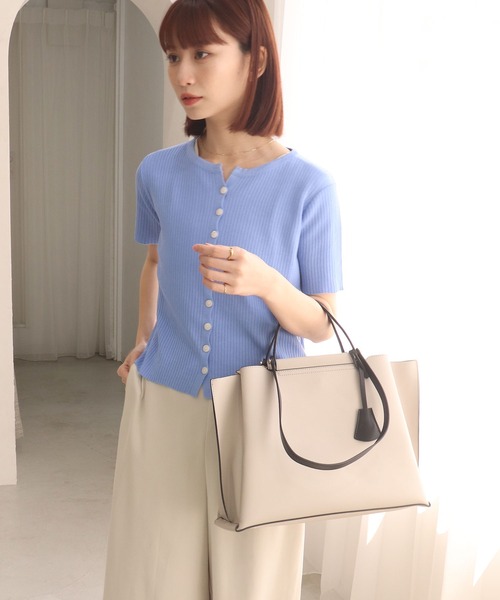 MIAN トートバッグ LILY / 横型A4トートバッグ レディース