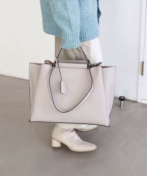 MIAN トートバッグ LILY / 横型A4トートバッグ レディース