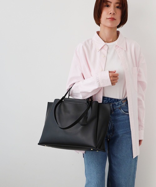 MIAN トートバッグ LILY / 横型A4トートバッグ レディース