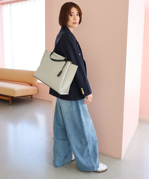 MIAN トートバッグ LILY / 横型A4トートバッグ レディース