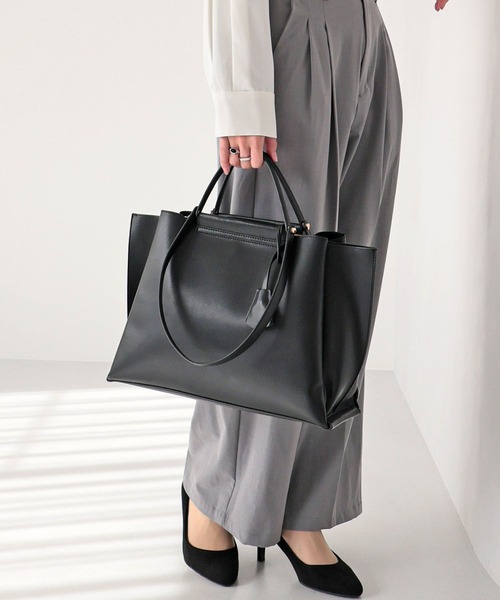 トートバッグ 入学式 「ドラマ着用 / 詳細動画あり」LILY / 横型A4トートバッグ レディースの画像