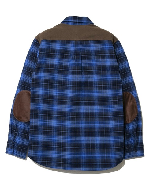 お得得価 シャツ PayPayモール店 - 通販 - PayPayモール ブラウス ネルチェックエルボーパッチシャツ ZOZOTOWN 日本製新作
