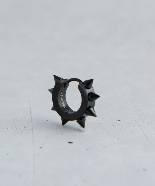 ピアス Stainless Steel デザインフープピアス|ZOZOTOWN |03
