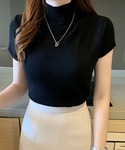 tシャツ レディース きれいめフレンチスリーブ...の詳細画像2