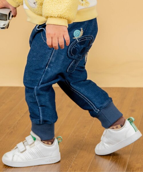 つきのこ FREAK'S STORE/ストレッチツイル イージージョガーパンツ/デニム【限定
