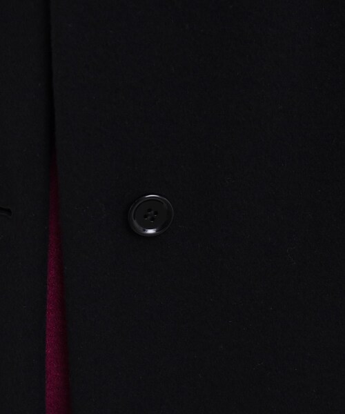 アウター 【正統派！美シルエット】スタンドカラーロングコート 正統派！美シルエット