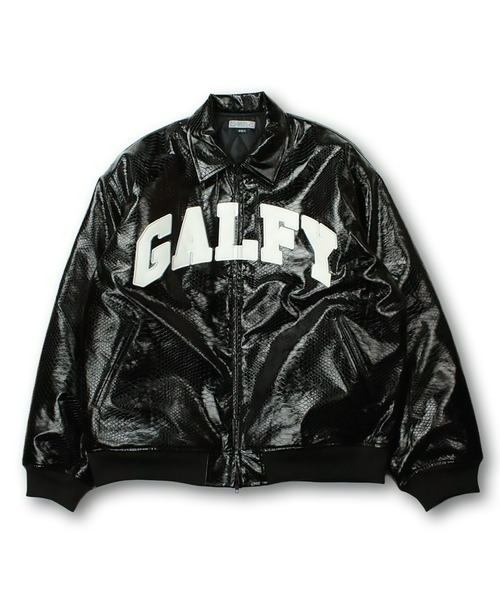 Galfy ガルフィー スタジャン コーデュロイ 黒 L エージェムナイン A'gem 9 ブルゾン アウター A'GEM/9 × .kom「GALFY/ガルフィー