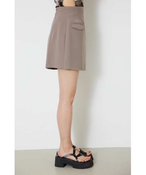 rienda ハイウエストショートパンツ rienda パンツ ボタンラップハイウエストショートパンツ