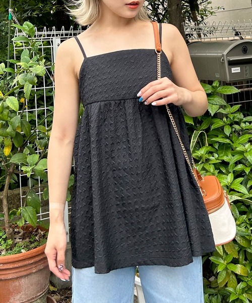 INGNI（イング） トップス レディース ぽこぽこキャミチュニック