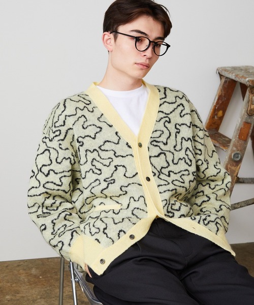 MIOSMOKEY カーディガン MIOSMOKEY/ミオズモーキー JQ KNIT CARDIGAN 