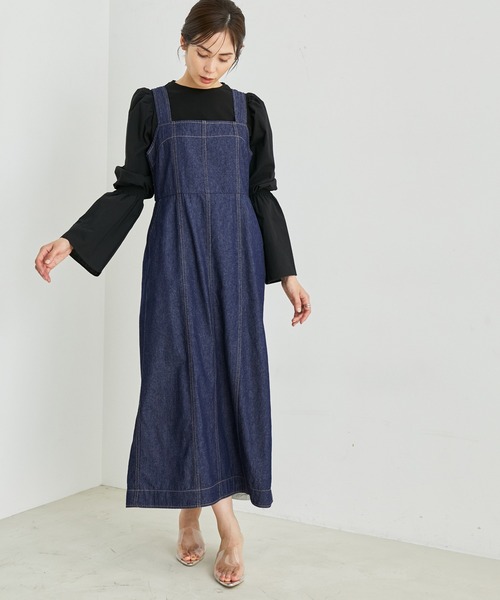 LE CERCLE par rope' ワンピース 「セットアップ対応」ステッチ