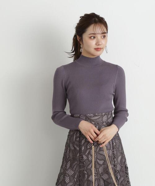 ニット バックデザインベーシックニット / 1213270908 レディース 