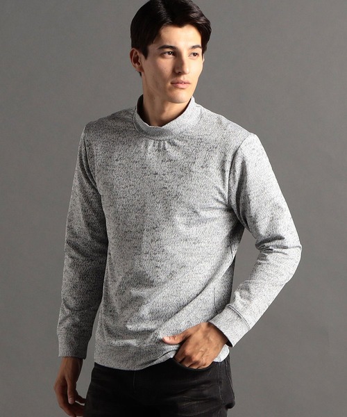 MONSIEUR NICOLE（ムッシュニコル） tシャツ メランジジャカード裏起毛