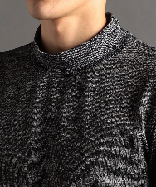 MONSIEUR NICOLE（ムッシュニコル） tシャツ メランジジャカード裏起毛