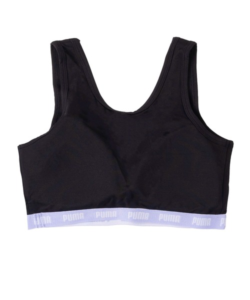 お値下げ‼️【プーマ】スポーツブラ ハーフトップ 吸水速乾 PUMA ジュニアブラ スポーツブラ プーマ 子供用 ブランドロゴ 吸水速乾