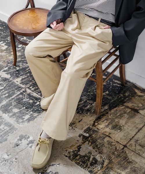 予約】wide chino slacks/3size/3color | F A S H I R U