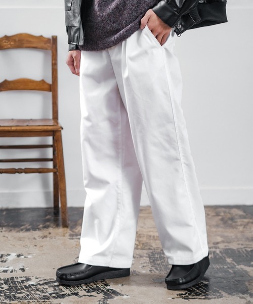 Wdouble polyester pants パンツ スラックス ovy チノ e3723703ec19d1d9bb89f225ad1537
