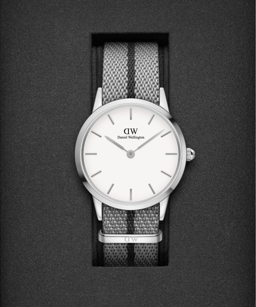 腕時計 ICONIC NATO GREY/BLACK 36MM メンズ レディースの画像