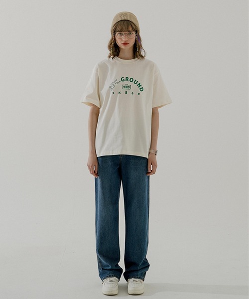 WV PROJECT ジーンズ 「WV PROJECT」Sunblue Wide Denim Pants