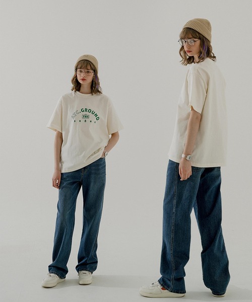 WV PROJECT ジーンズ 「WV PROJECT」Sunblue Wide Denim Pants