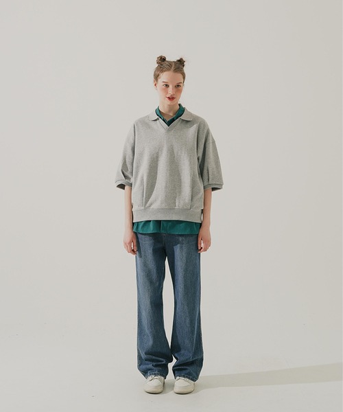 WV PROJECT ジーンズ 「WV PROJECT」Sunblue Wide Denim Pants