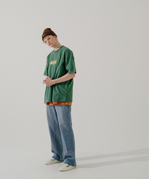 WV PROJECT ジーンズ 「WV PROJECT」Sunblue Wide Denim Pants