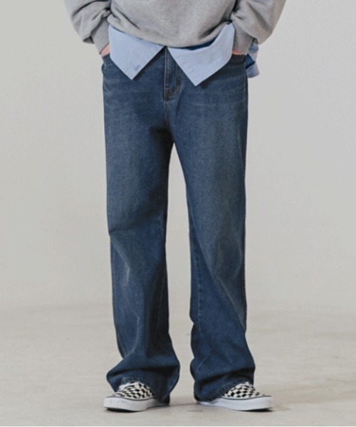 WV PROJECT ジーンズ 「WV PROJECT」Sunblue Wide Denim Pants
