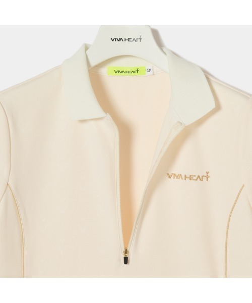 VIVA HEART ワンピース 「VIVA HEART/GOLF」ストレッチスムース