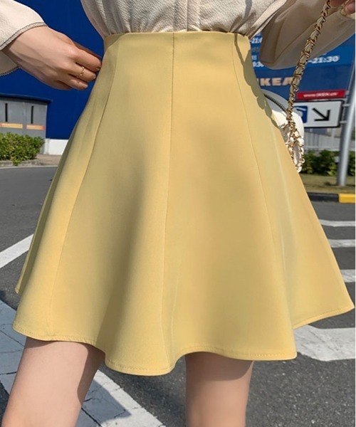 オーガンジー ミドル丈スカート ふわふわ アンブレラ 韓国 n1180 シアードットオーガンジーフレアースカート/洗える(ロング