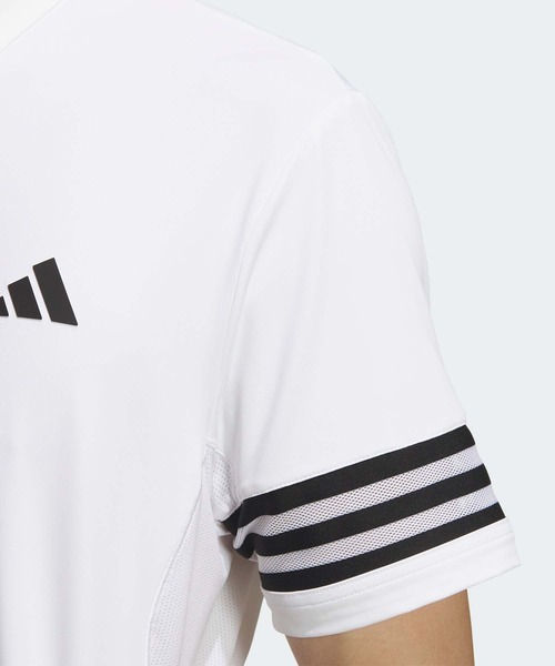 adidas ポロシャツ 3ストライプス メッシュベントポロ「adidas