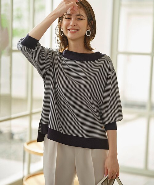 tシャツ 「WEB限定」セーターマシーン リラクシーニットTシャツ レディース 組曲 tシャツ 「WEB限定」セーターマシーン リラクシーニットT