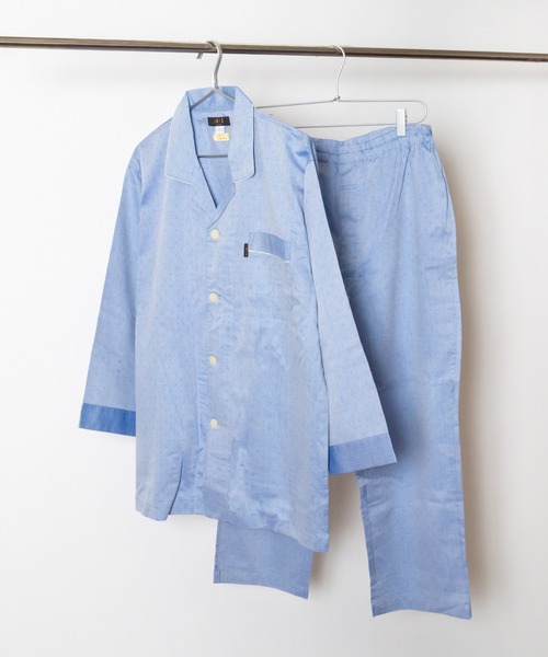 ダックス★DAKS★Sサイズ★パジャマ★新品未着用 紳士] 天竺 ニット 無地 パジャマ 【DAKS】ダックス 上下セット