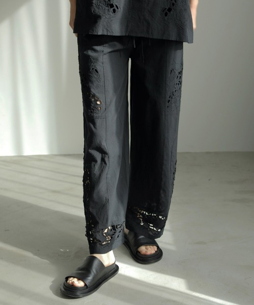 anuke パンツ Cutwork Lace Pants レディース : ZOZOTOWN Yahoo