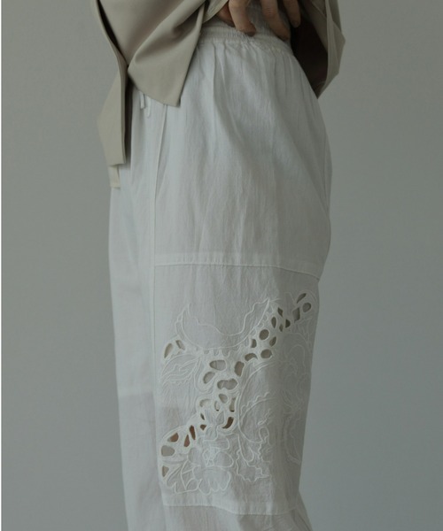 新品未使用 anuke Cutwork Lace Pants white White Cutwork Lace Pants – Annabel