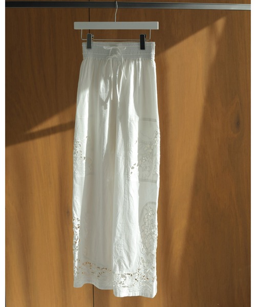 パンツ anuke  Cutwork Lace Pants  36 ànuke - Cutwork Lace Pants / カットワーク レースパンツ