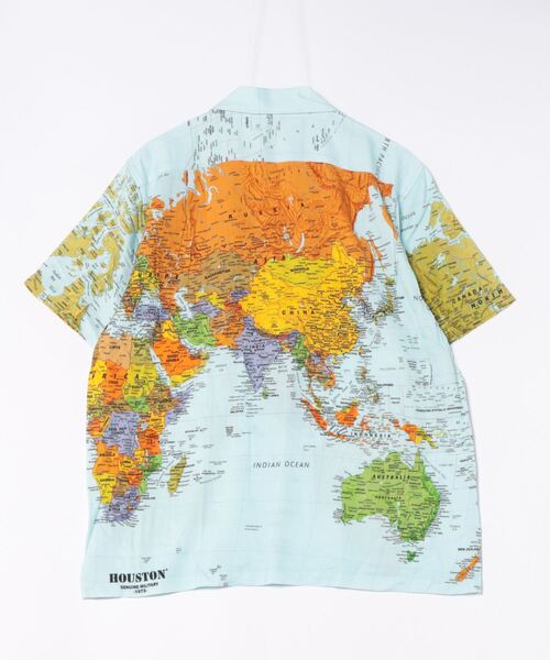 HOUSTON（ヒューストン） ブラウス シャツ 41104 ALOHA SHIRT (MAP