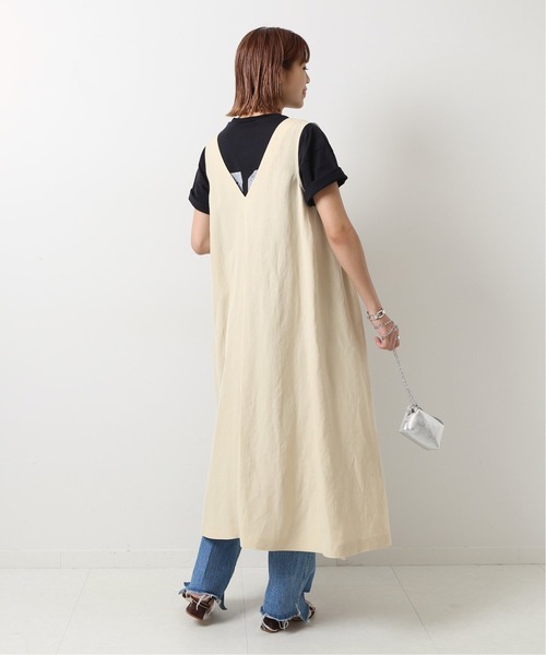 Spick & Span」 サロペットスカート 36 ベージュ レディース  