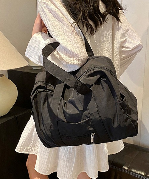 ブラックナイロンボストン・トラベルバッグ PRADA プラダ テスートナイロン ボストンバッグ トラベルバッグ