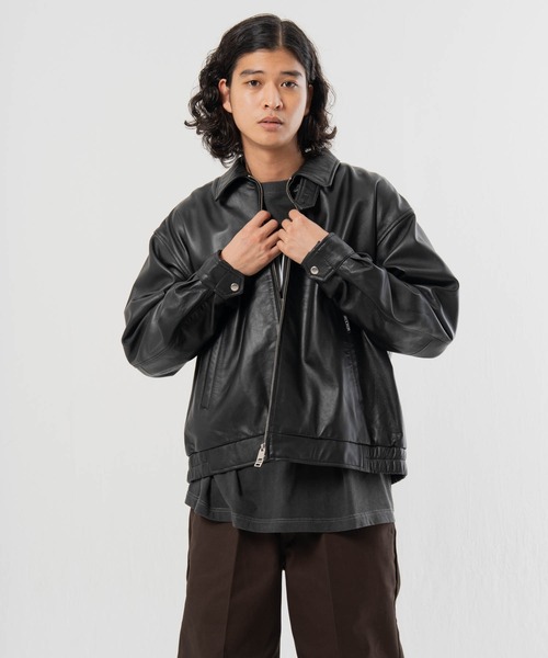 SKOOKUM（スクーカム） 革ジャン ライダース SKOOKUM.JE LAMB LEATHER