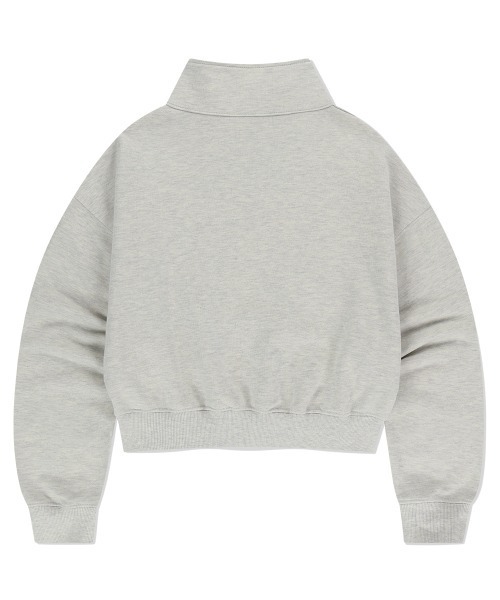 トレーナー スウェット 「mahagrid/マハグリッド」 SCRIPT LOGO CROP HALF ZIP UP/スクリプトロゴクロップハーフジッ MAHAGRID トレーナー スウェット 「mahagrid/マハグリッド