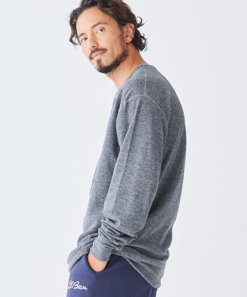 L.L.Bean（エルエルビーン） ヘンリーネック tシャツ ツー・レイヤー