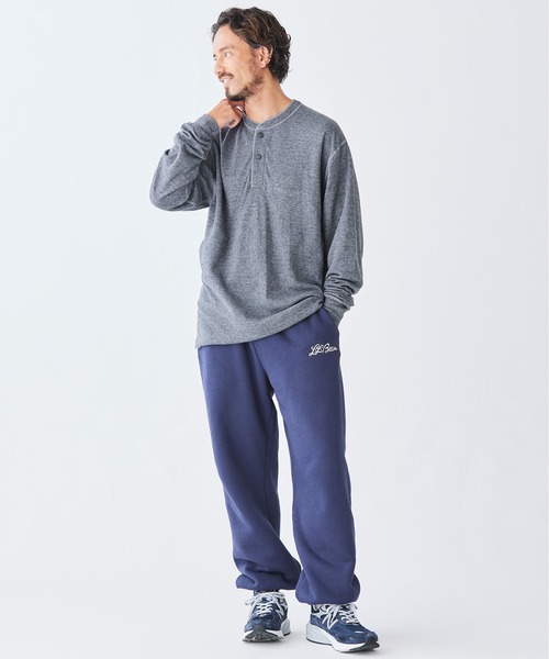 L.L.Bean（エルエルビーン） ヘンリーネック tシャツ ツー・レイヤー